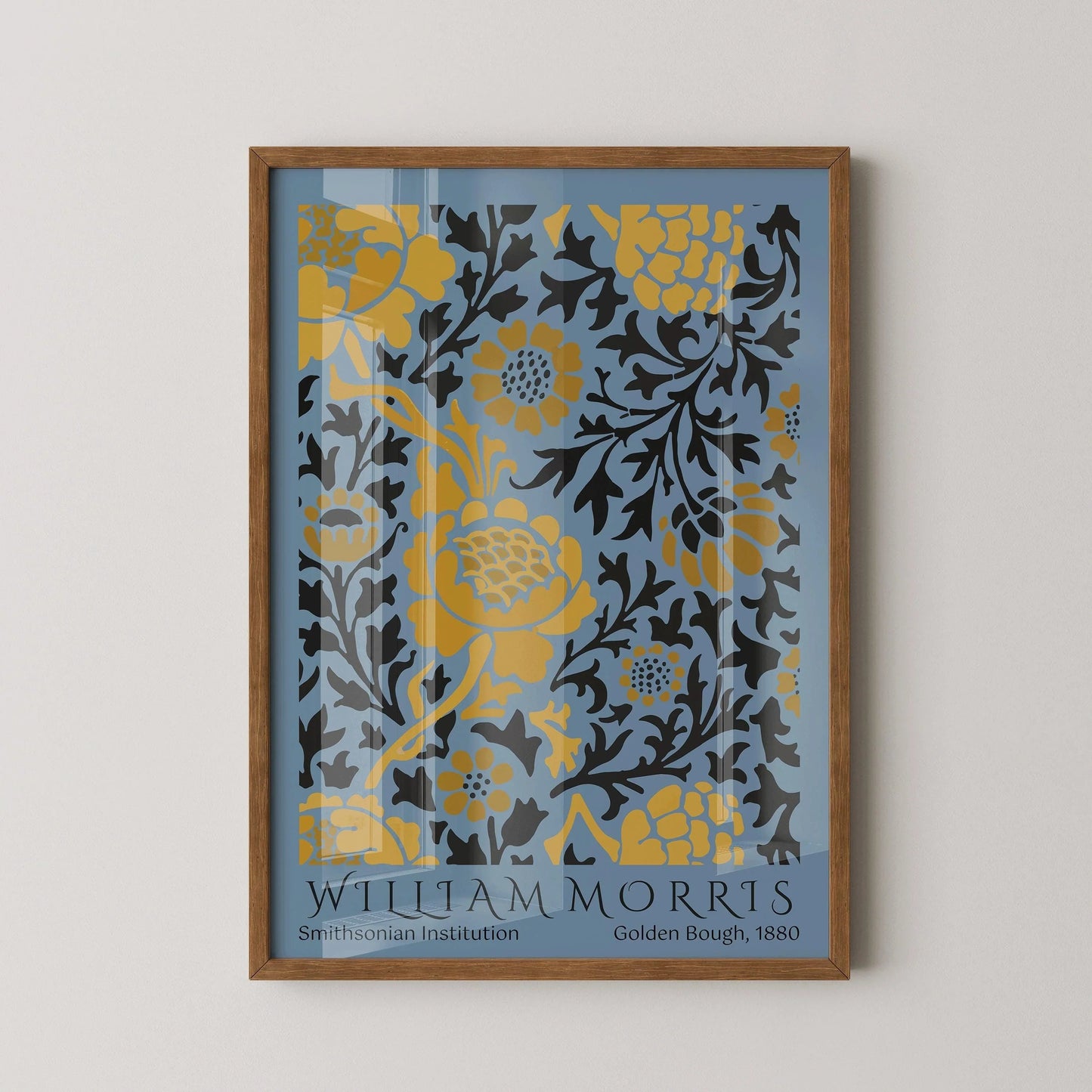 William Morris 'Golden Bough' Botanical Art Print: Vintage Floral Poster
