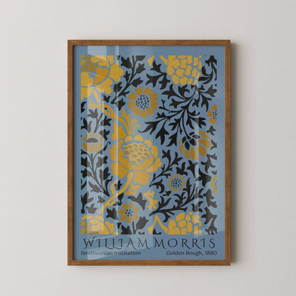William Morris 'Golden Bough' Botanical Art Print: Vintage Floral Poster