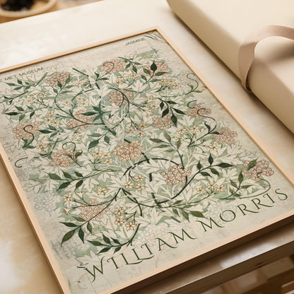 William Morris Jasmine Print: Vintage Botanical Art, Giclee Fine Art