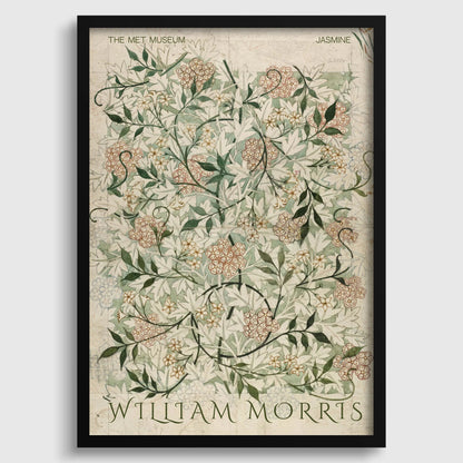 William Morris Jasmine Print: Vintage Botanical Art, Giclee Fine Art