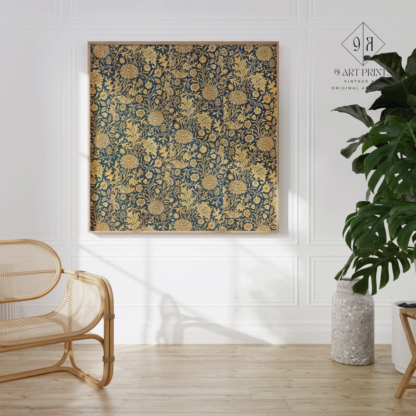 William Morris - John Henry Dearle (Cherwell) PRINT | Vintage Botanical Pattern (available handframed or unframed) 1x1