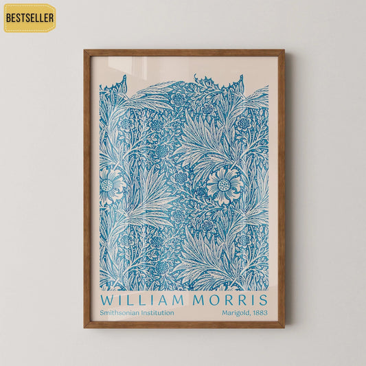 Impression Marigold de William Morris : Affiche botanique vintage