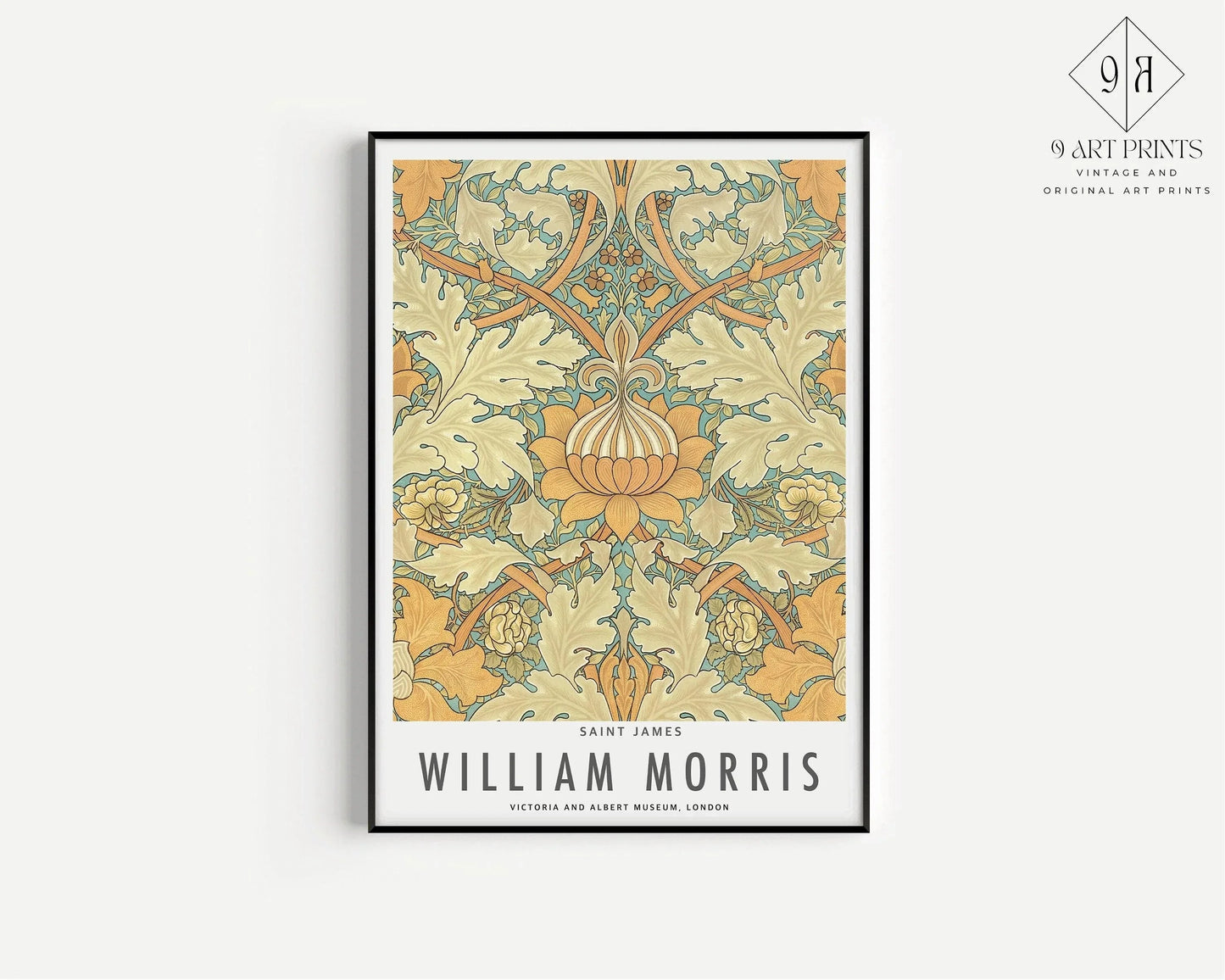 William Morris St. James Print: Vintage Botanical Art Poster