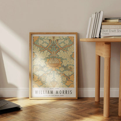 William Morris St. James Print: Vintage Botanical Art Poster