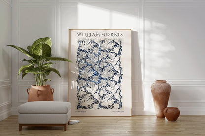 William Morris Wallflower Art Print: Vintage Botanical Poster
