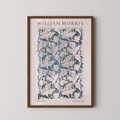 William Morris Wallflower Art Print: Vintage Botanical Poster