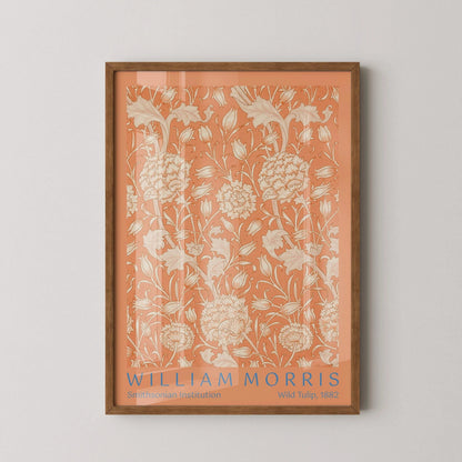William Morris Wild Tulip Print: Vintage Botanical Art (Giclee)