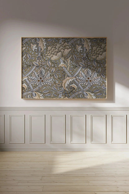 William Morris Windrush Print: Sage Green Vintage Floral Art