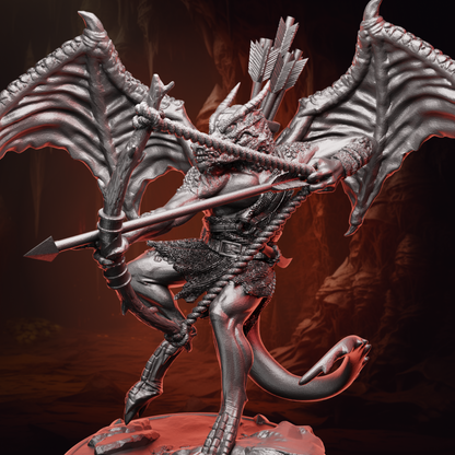 Winged Kobold Archer | Bow & Arrow | Medium (1in base) | 5e