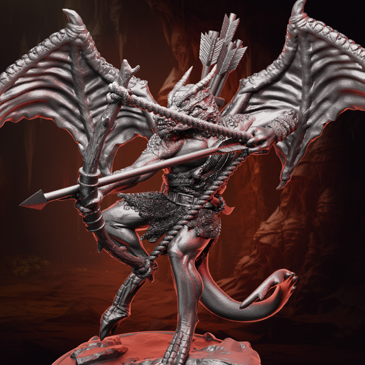 Kobold Archer Ailé | Arc et flèches | Moyenne (socle de 2,5 cm) | 5e