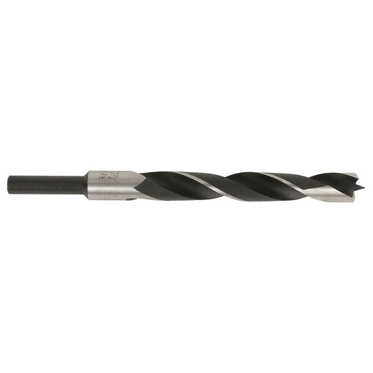 Brad Point, Wood Drills, 3/8", 10" Length, 3/8" Shank
