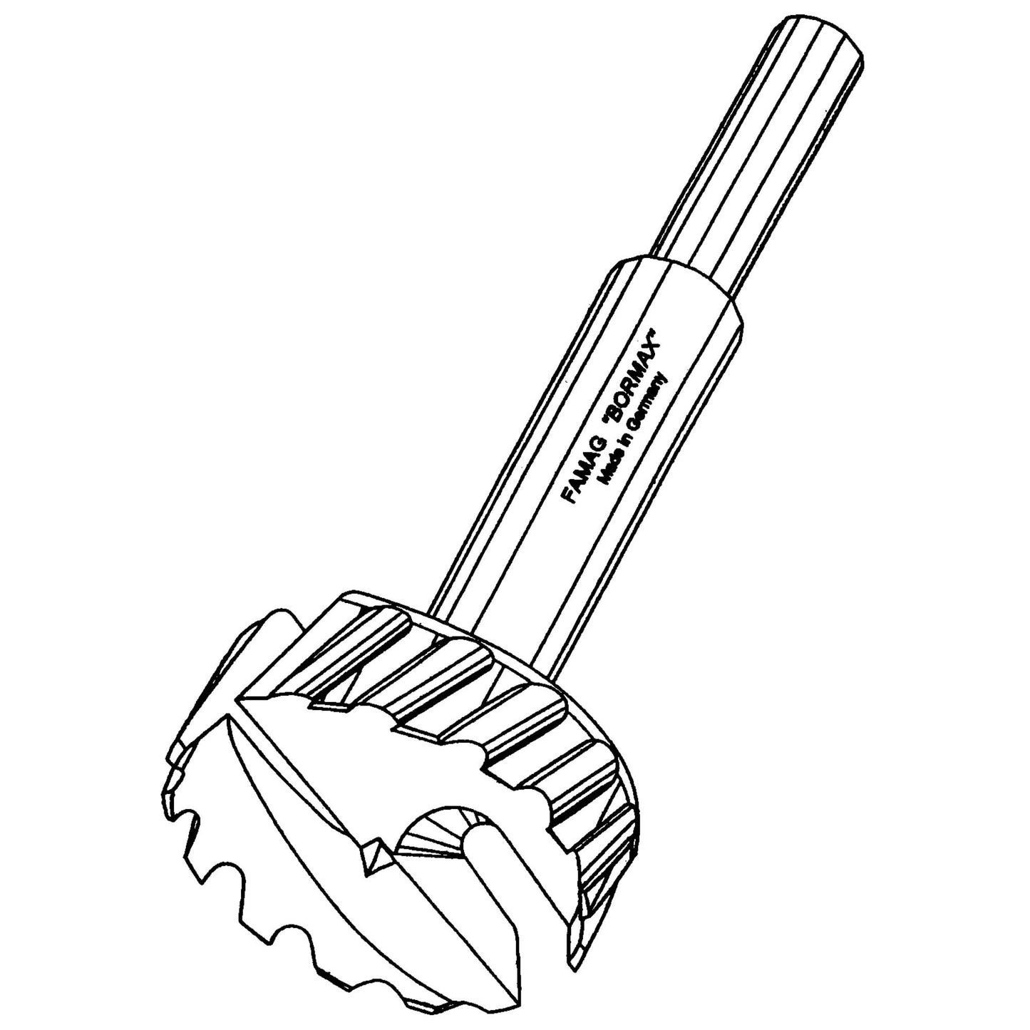 Bormax Forstner Bits, 1-3/16", 5/16" Shank, 3-1/2" Length