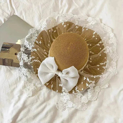 Women's Summer Bowknot Sun Hat