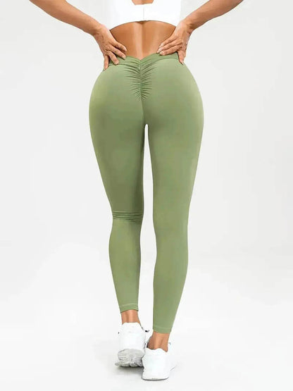 Women's Yoga Pants High Waist Lift High Elastic Tight Fitness Trousers