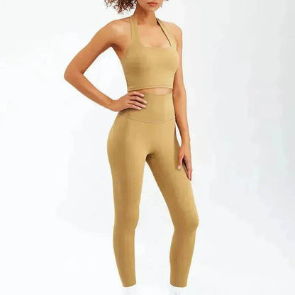 Women Yoga Zipper Long-sleeved Gym Exercise Fitness Suit