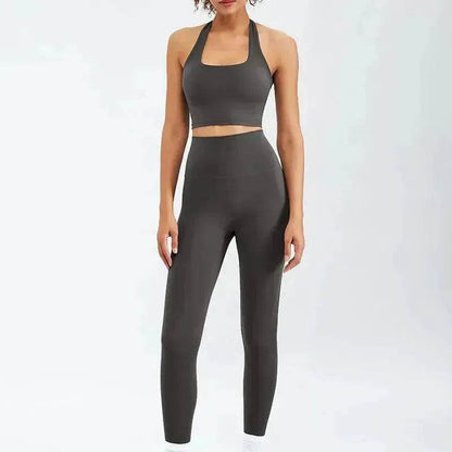 Women Yoga Zipper Long-sleeved Gym Exercise Fitness Suit