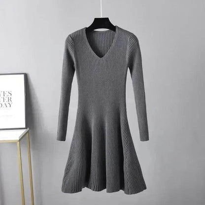 Woolen Skirt Base Knitting Women's Dress