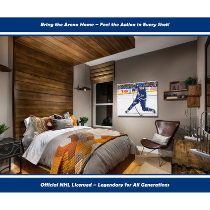 AUSTON MATTHEWS SLAPSHOT WRAPPED CANVAS - TORONTO MAPLE LEAFS 16"X20"