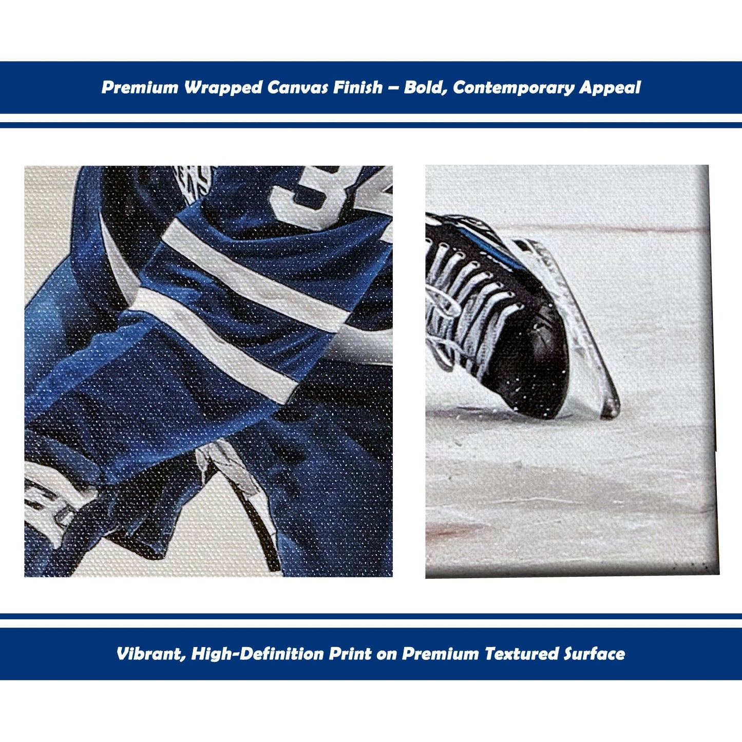 AUSTON MATTHEWS SLAPSHOT WRAPPED CANVAS - TORONTO MAPLE LEAFS 16"X20"