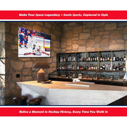 ALEXANDER OVECHKIN RECORD BREAKING GOAL #895 WRAPPED CANVAS - 16X20 (20" BY 16")