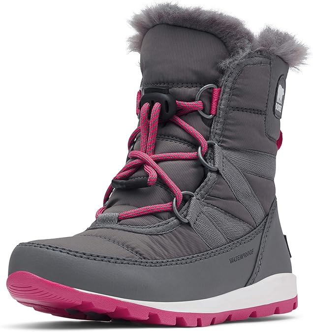 Bottes d'hiver Sorel Youth Whitney Short Lace -32F/-25F, taille 3 US pour jeune