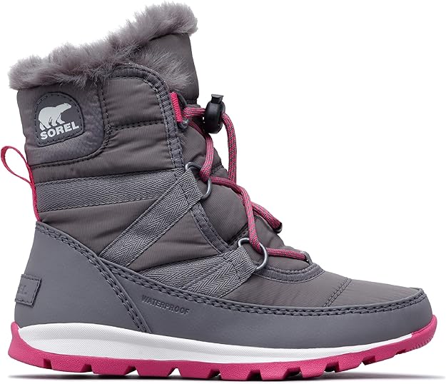 Bottes d'hiver Sorel Youth Whitney Short Lace -32F/-25F, taille 3 US pour jeune