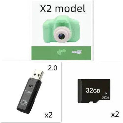 X2 HD Mini Children Cartoon Kids Digital Camera