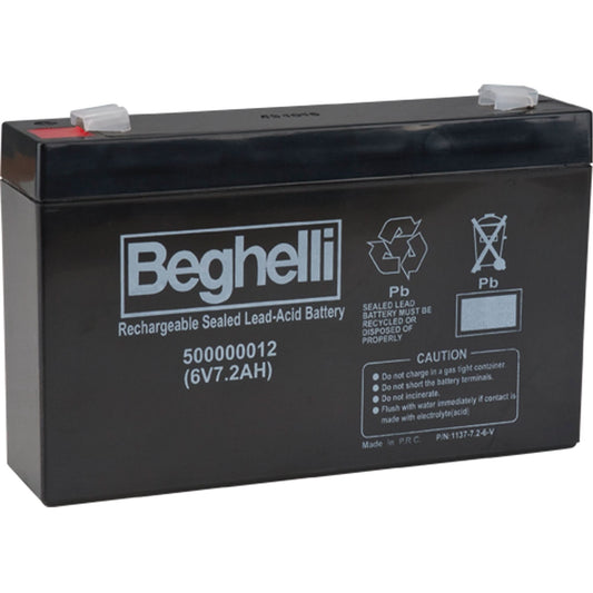 Batteries Plomb-Acide Scellées, 6 V, 7,2 Ah