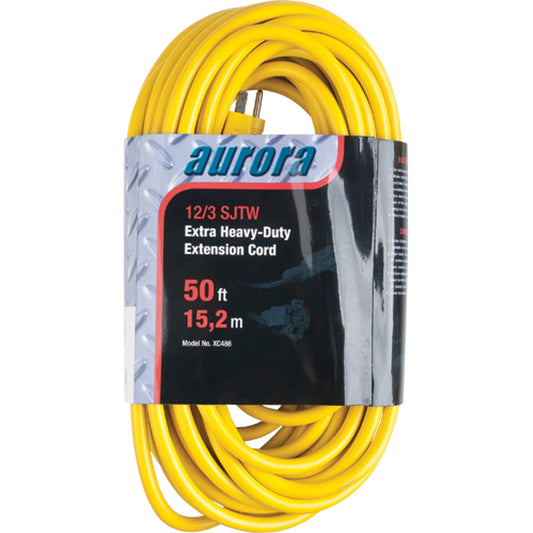 Rallonge vinyle, extérieur, SJTW, 12/3 AWG, 15 A, 15,24 m