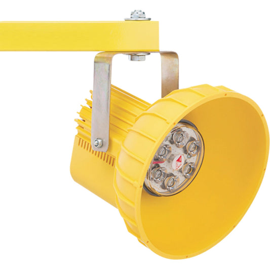 Éclairages de quai, bras 40 po, 18 W, lampe DEL, polycarbonate
