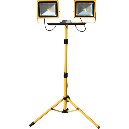 Beacon Light Floodlights, LED, 40 W, 12000 Lumens, Aluminum Housing