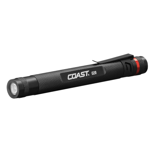 Lampe stylo G20, DEL, 36 lumens, corps en aluminium, piles AAA, incluses