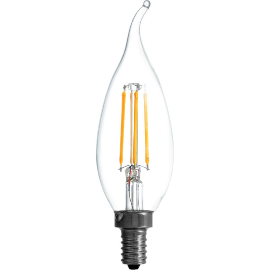 Ampoule DEL, B10, 5 W, 500 Lumens, Culot candélabre