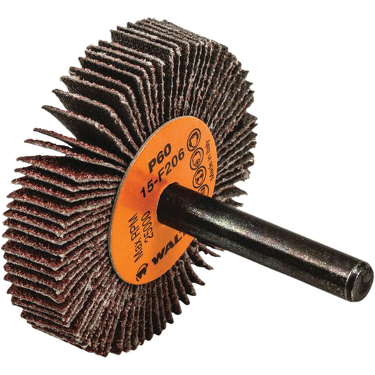 Coolcut™ Flap Wheel, Aluminum Oxide, 60 Grit, 2" x 3/8" x 1/4"