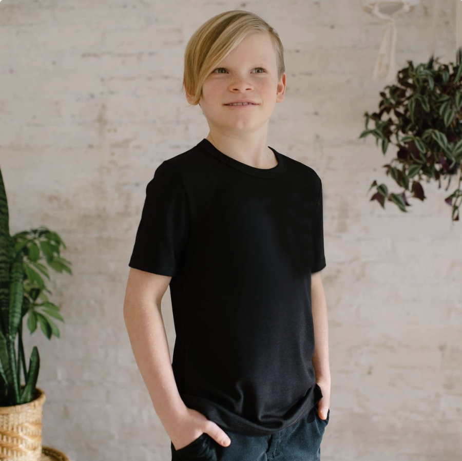 Youth Bamboo T-Shirt | Black