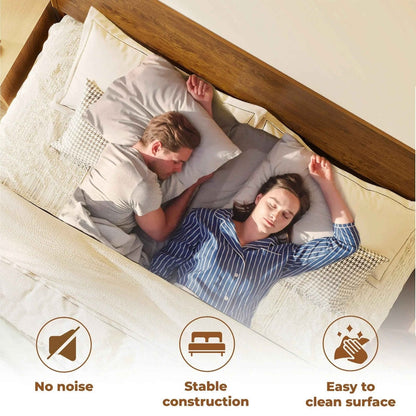 Acacia Haven Deluxe Wood Platform Bed Frame for Ultimate Comfort and Style