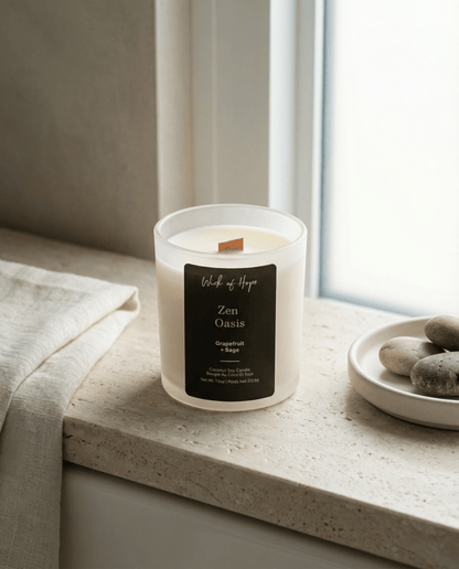Bougie Zen Oasis | Pamplemousse + Sauge