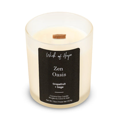 Zen Oasis Candle  | Grapefruit + Sage