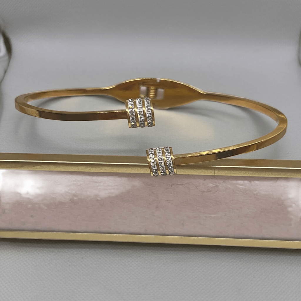 18k gold plated Zirconia diamond bracelet
